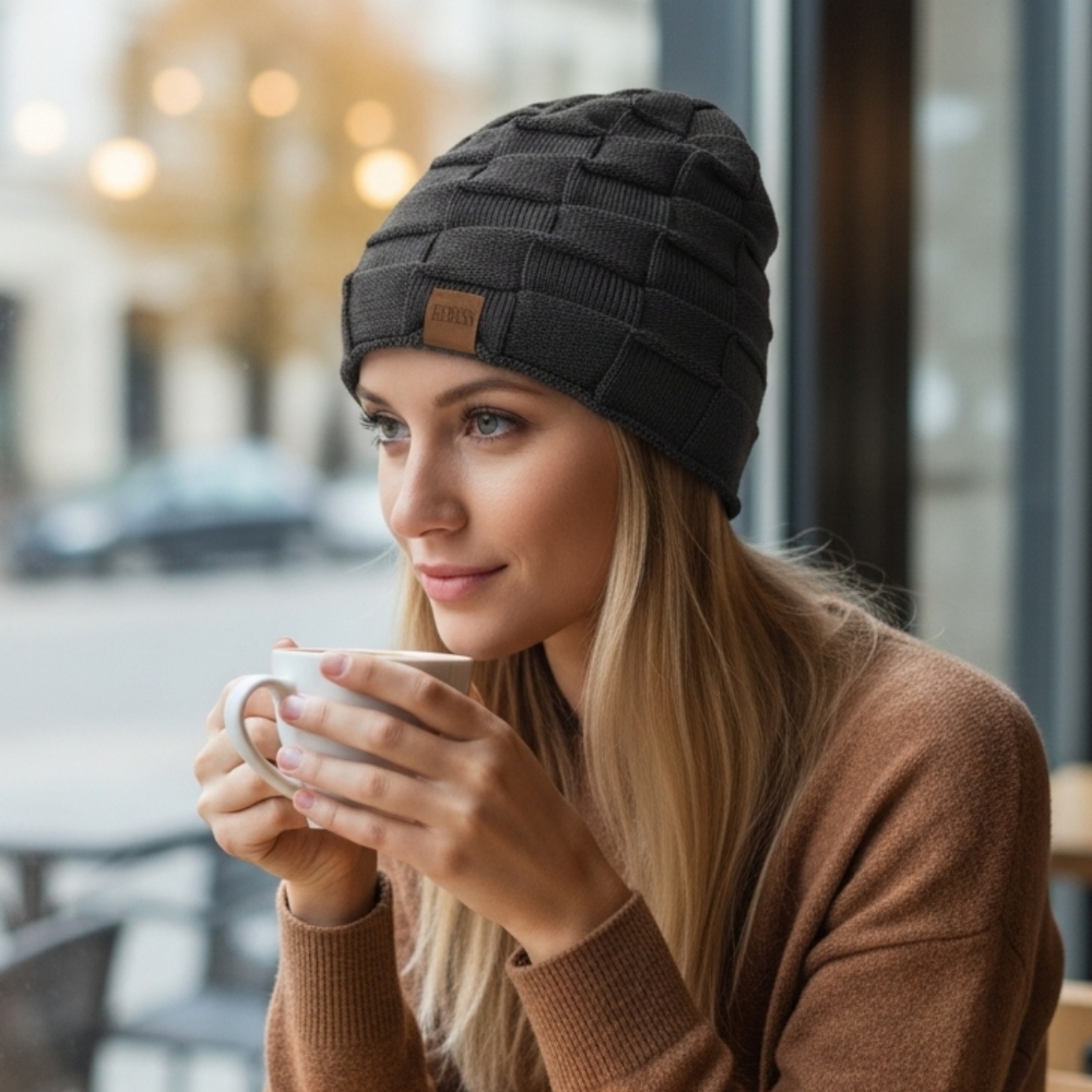 2 For $10 Redess Fuzzy Lined Winter Hat